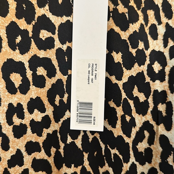 GANNI leopard print silk dress - Picture 3 of 9